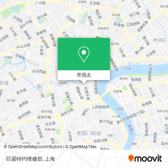 巨霸特约维修部地图