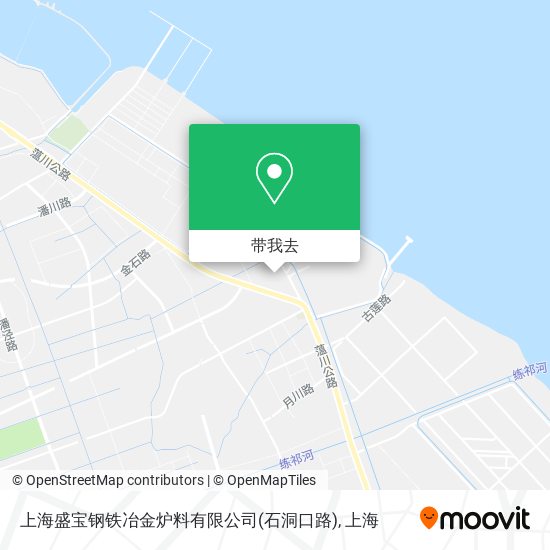 上海盛宝钢铁冶金炉料有限公司(石洞口路)地图