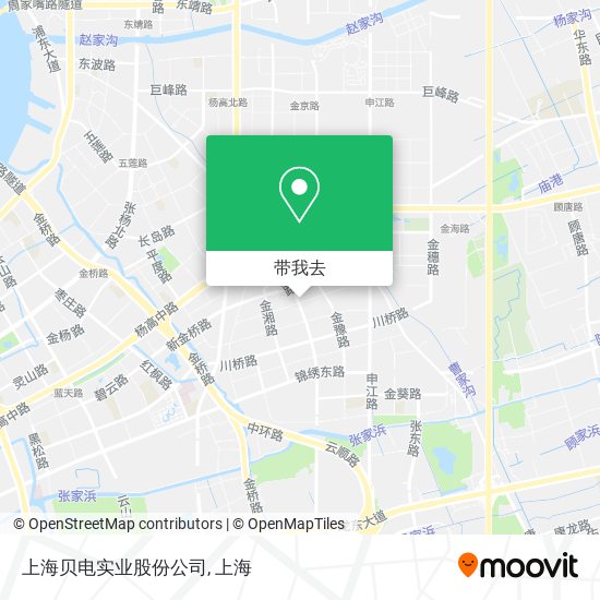 上海贝电实业股份公司地图