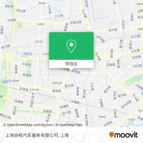 上海协裕汽车服务有限公司地图