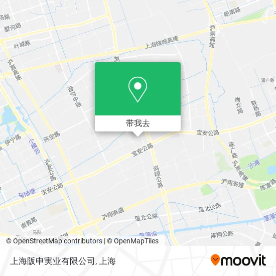上海阪申実业有限公司地图