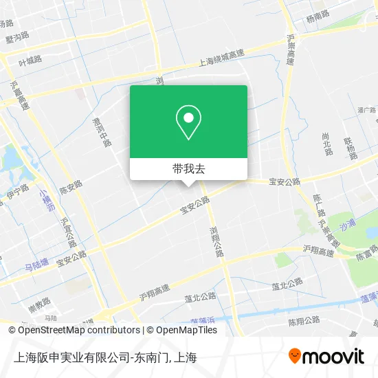 上海阪申実业有限公司-东南门地图