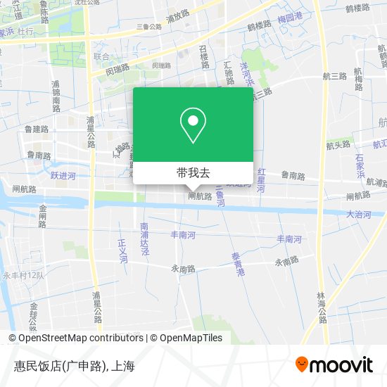 惠民饭店(广申路)地图