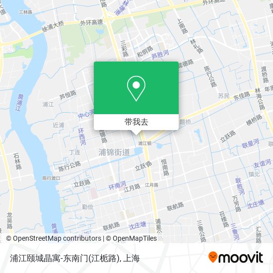 浦江颐城晶寓-东南门(江栀路)地图