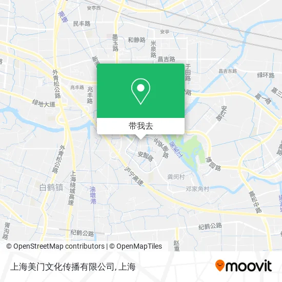 上海美门文化传播有限公司地图