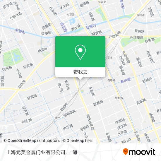 上海元美金属门业有限公司地图