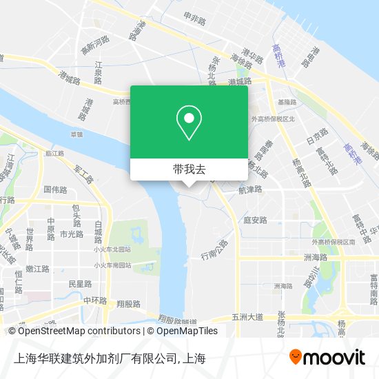 上海华联建筑外加剂厂有限公司地图