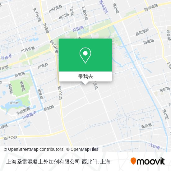 上海圣雷混凝土外加剂有限公司-西北门地图