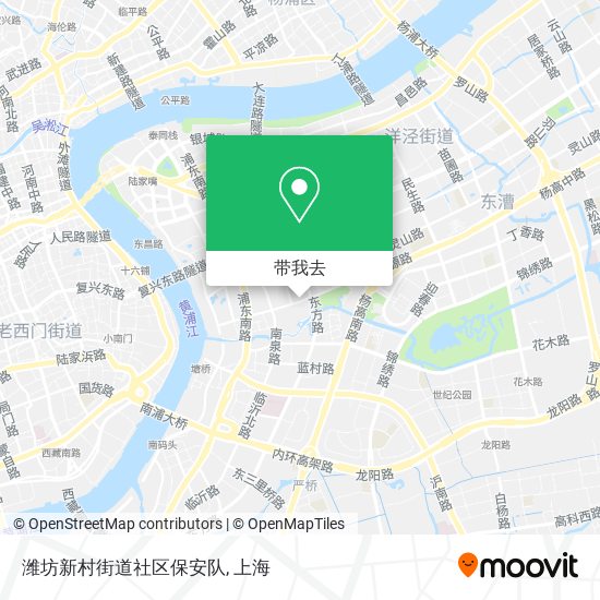 潍坊新村街道社区保安队地图