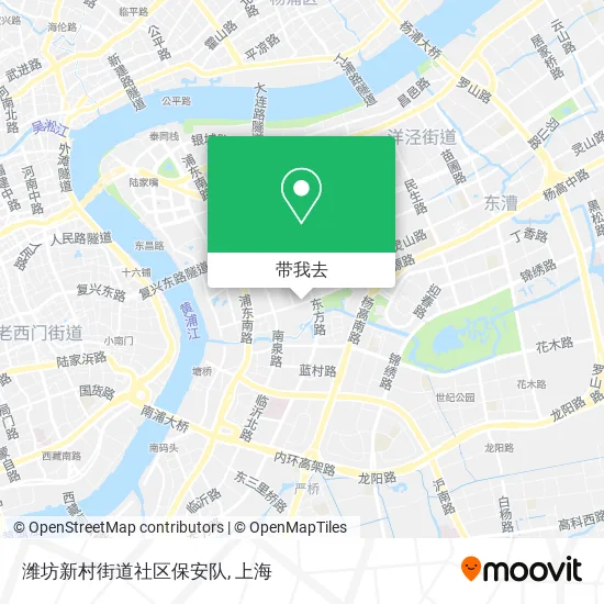 潍坊新村街道社区保安队地图