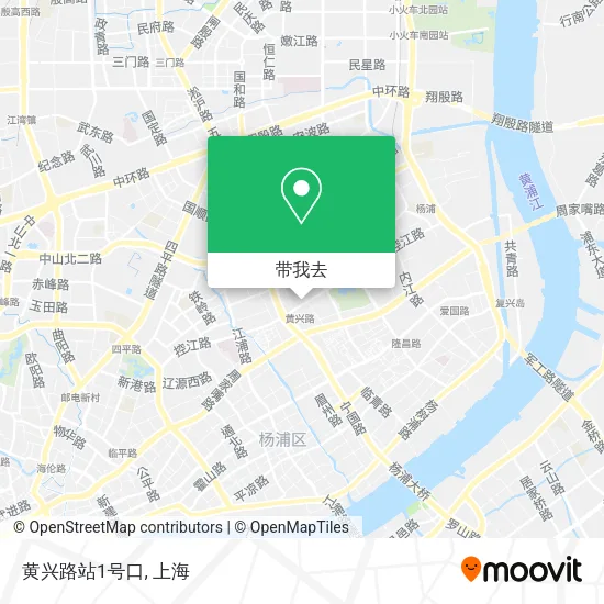 黄兴路站1号口地图