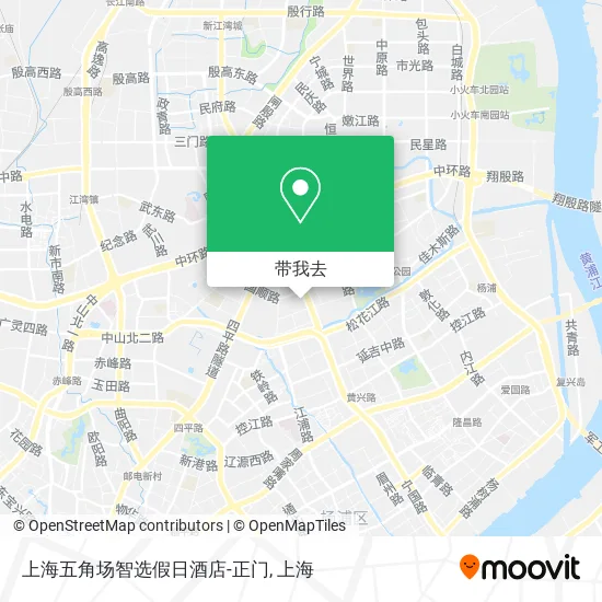 上海五角场智选假日酒店-正门地图