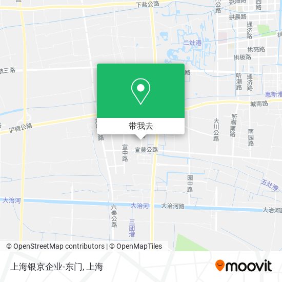 上海银京企业-东门地图