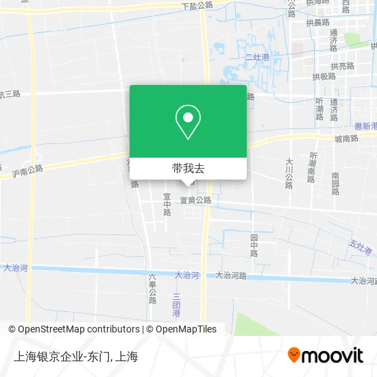 上海银京企业-东门地图