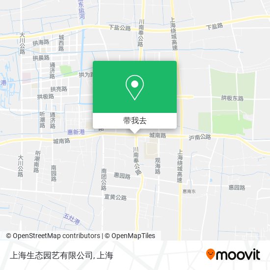 上海生态园艺有限公司地图