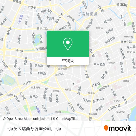 上海英裴瑞商务咨询公司地图