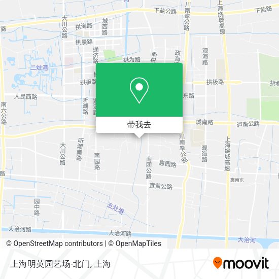 上海明英园艺场-北门地图