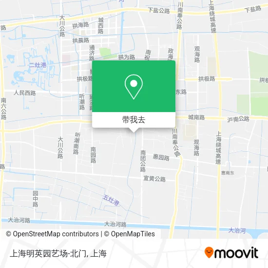 上海明英园艺场-北门地图