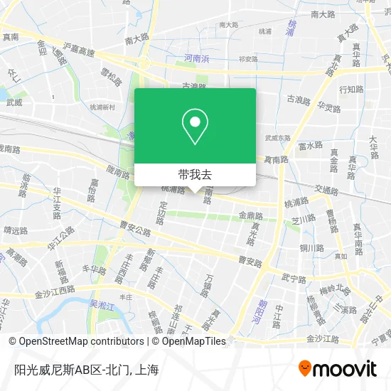 阳光威尼斯AB区-北门地图