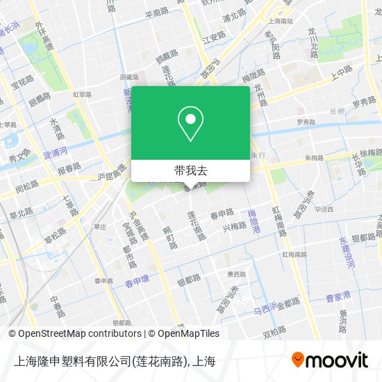 上海隆申塑料有限公司(莲花南路)地图