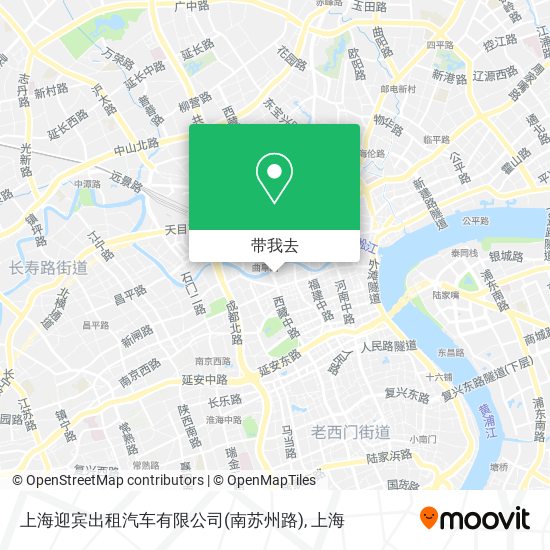 上海迎宾出租汽车有限公司(南苏州路)地图