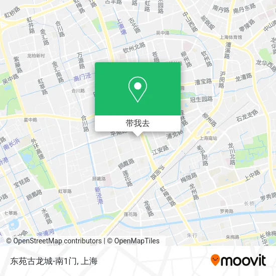 东苑古龙城-南1门地图