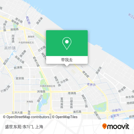 盛世东苑-东1门地图