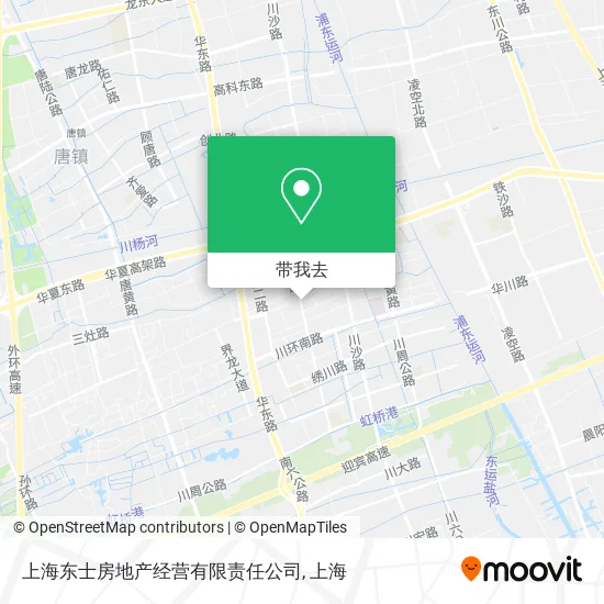 上海东士房地产经营有限责任公司地图