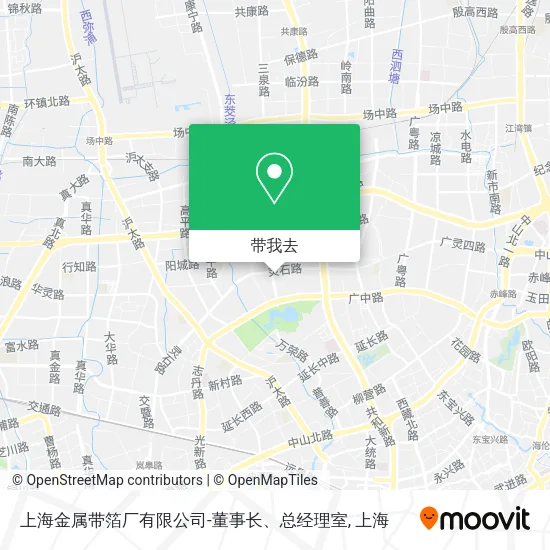 上海金属带箔厂有限公司-董事长、总经理室地图