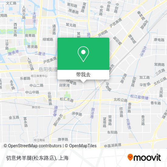 切意烤羊腿(松东路店)地图
