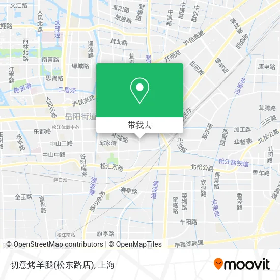 切意烤羊腿(松东路店)地图