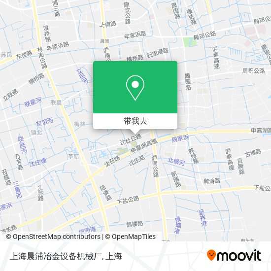 上海晨浦冶金设备机械厂地图