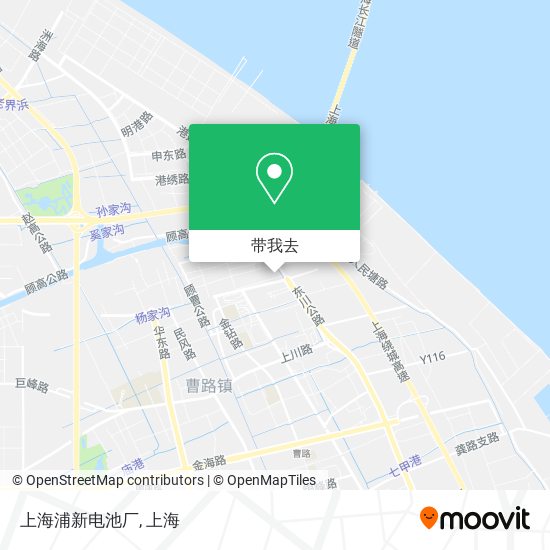 上海浦新电池厂地图