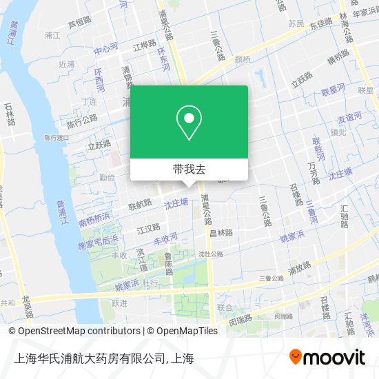 上海华氏浦航大药房有限公司地图