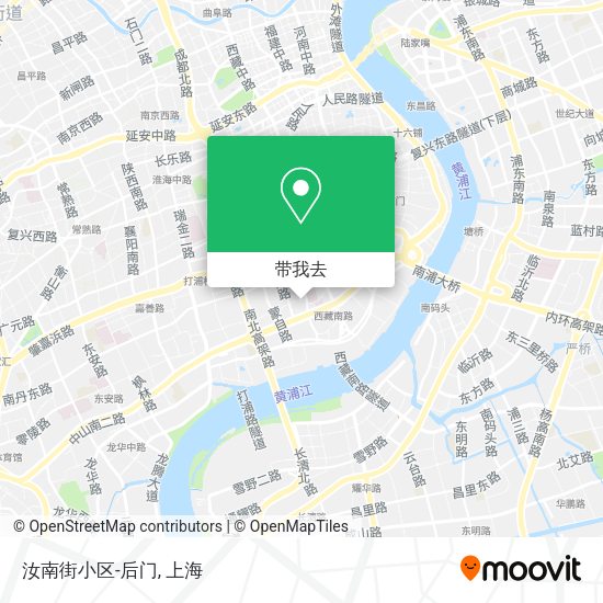 汝南街小区-后门地图