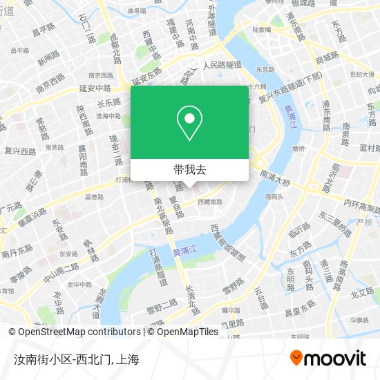 汝南街小区-西北门地图