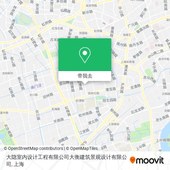 大隐室内设计工程有限公司大衡建筑景观设计有限公司地图