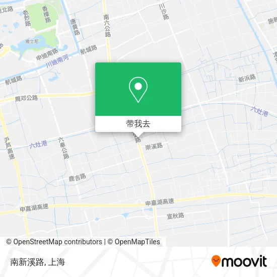 南新溪路地图