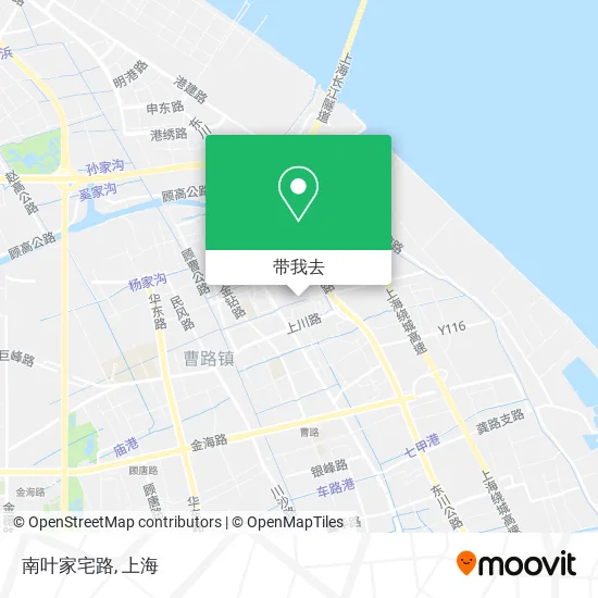 南叶家宅路地图