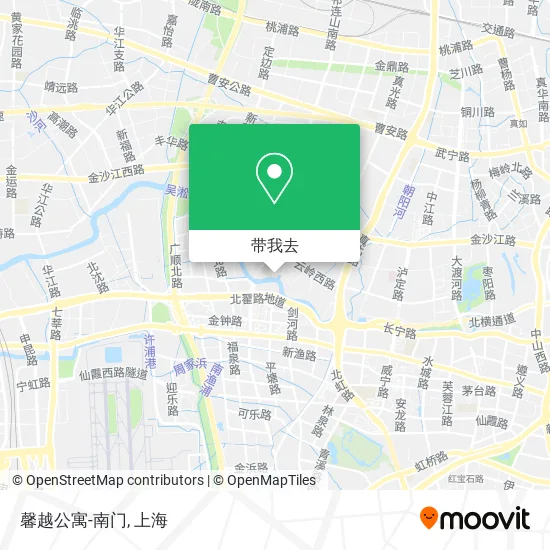 馨越公寓-南门地图