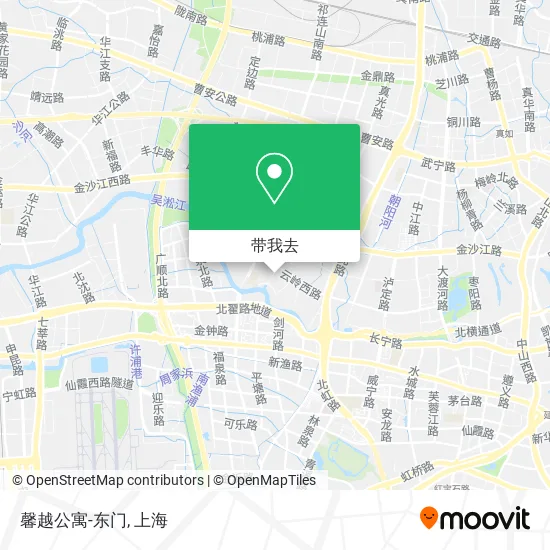 馨越公寓-东门地图