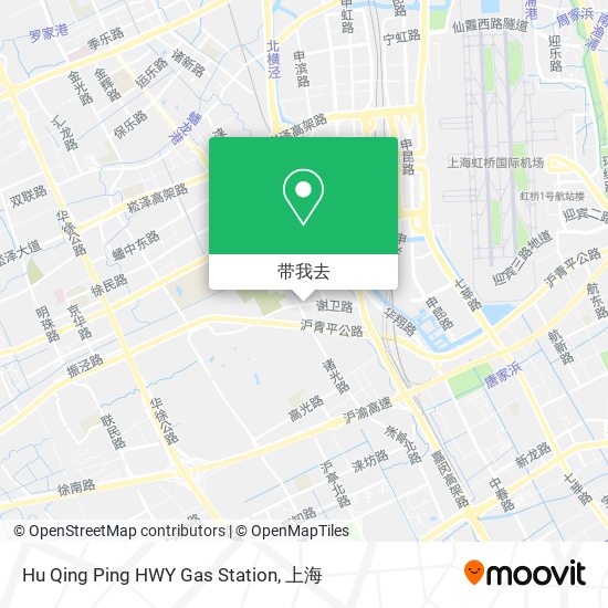 Hu Qing Ping HWY Gas Station地图