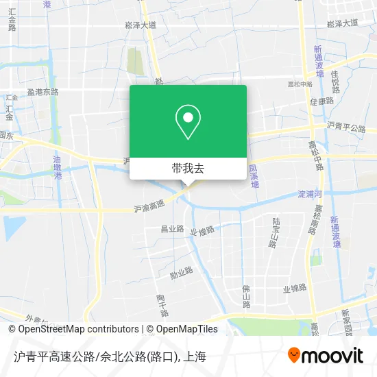 沪青平高速公路/佘北公路(路口)地图
