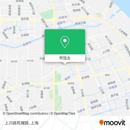 上川路民耀路地图