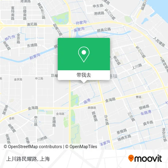 上川路民耀路地图