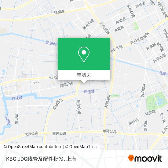 KBG JDG线管及配件批发地图