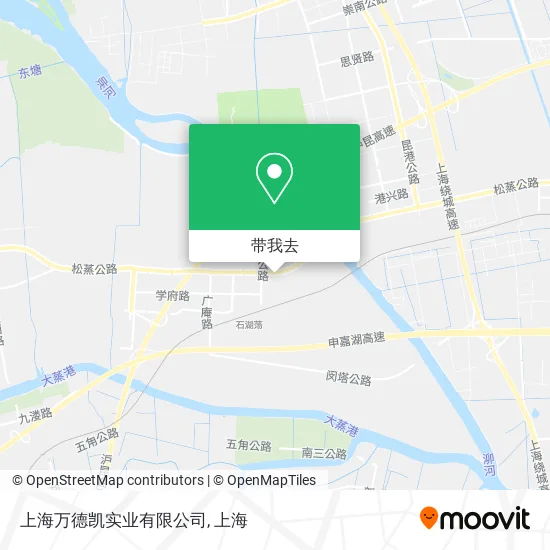 上海万德凯实业有限公司地图