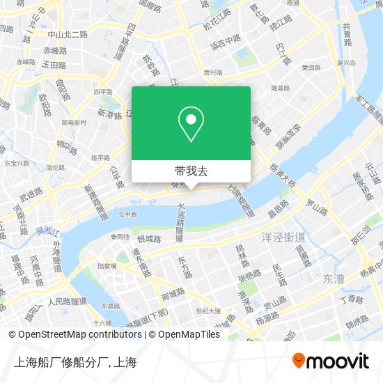 上海船厂修船分厂地图