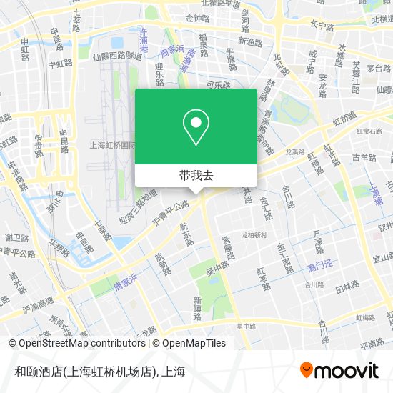 和颐酒店(上海虹桥机场店)地图