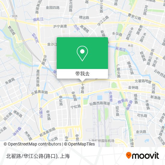 北翟路/华江公路(路口)地图